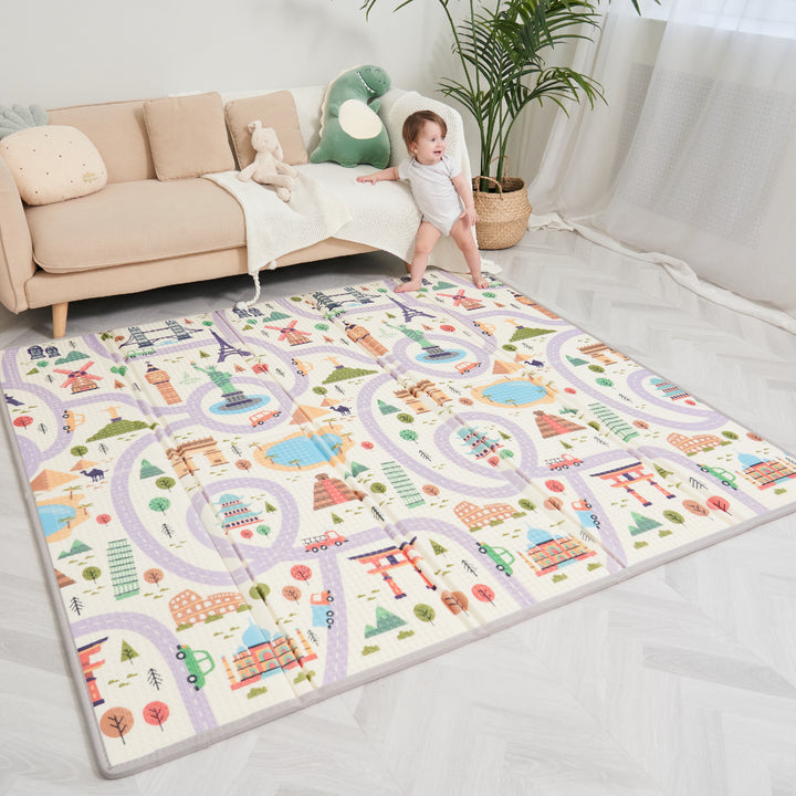 Tapis de Jeu en mousse, épais et pliable - Superbe Bébé#couleur_monuments