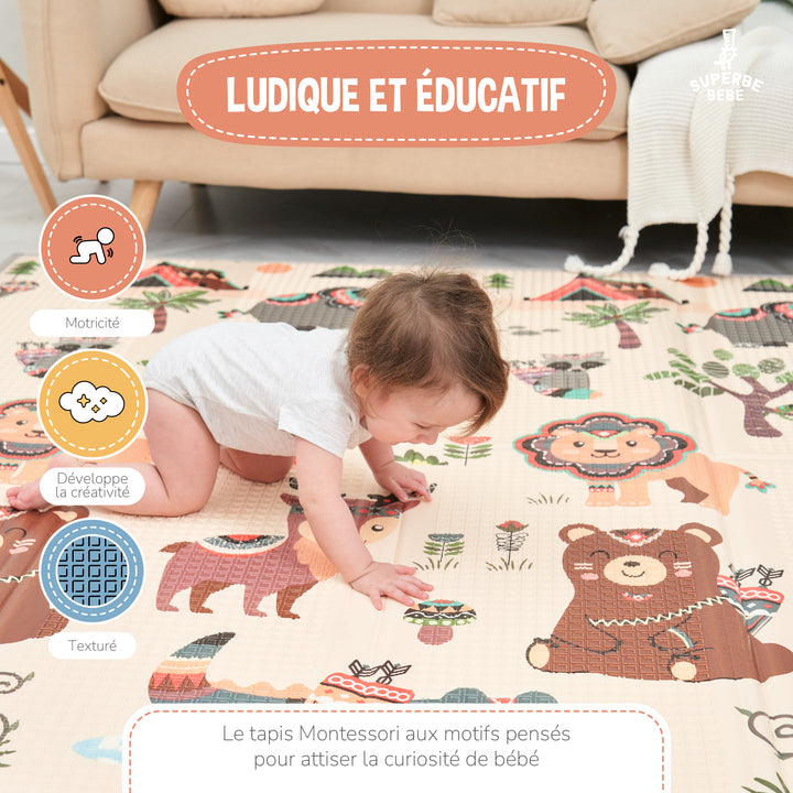 Tapis de Jeu en mousse, épais et pliable - Superbe Bébé#couleur_monuments