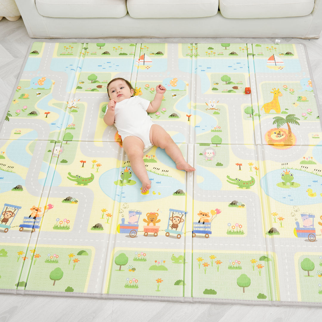 Tapis de Jeu en mousse, épais et pliable - Superbe Bébé#couleur_road