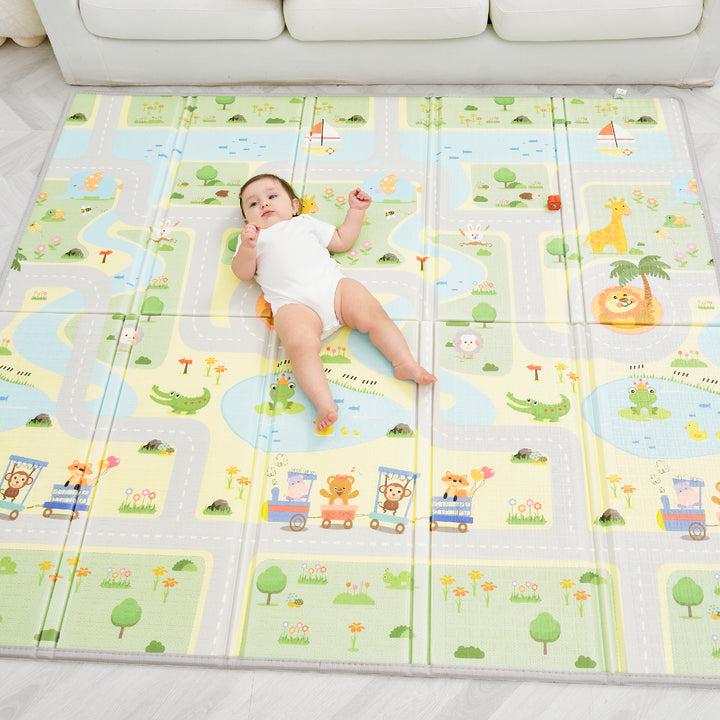 Tapis de Jeu en mousse, épais et pliable - Superbe Bébé#couleur_road