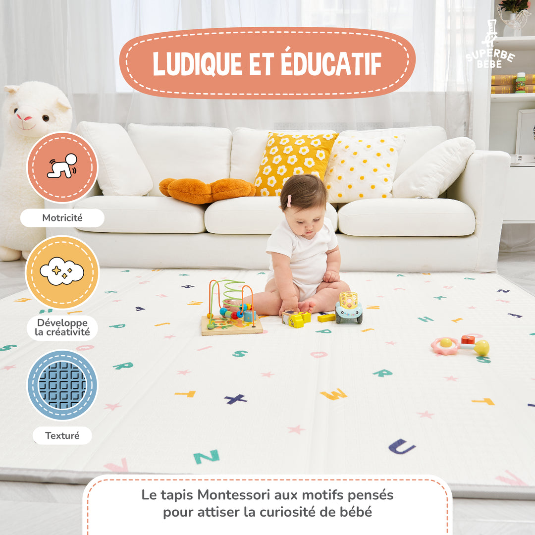 Tapis de Jeu en mousse, épais et pliable - Superbe Bébé#couleur_road