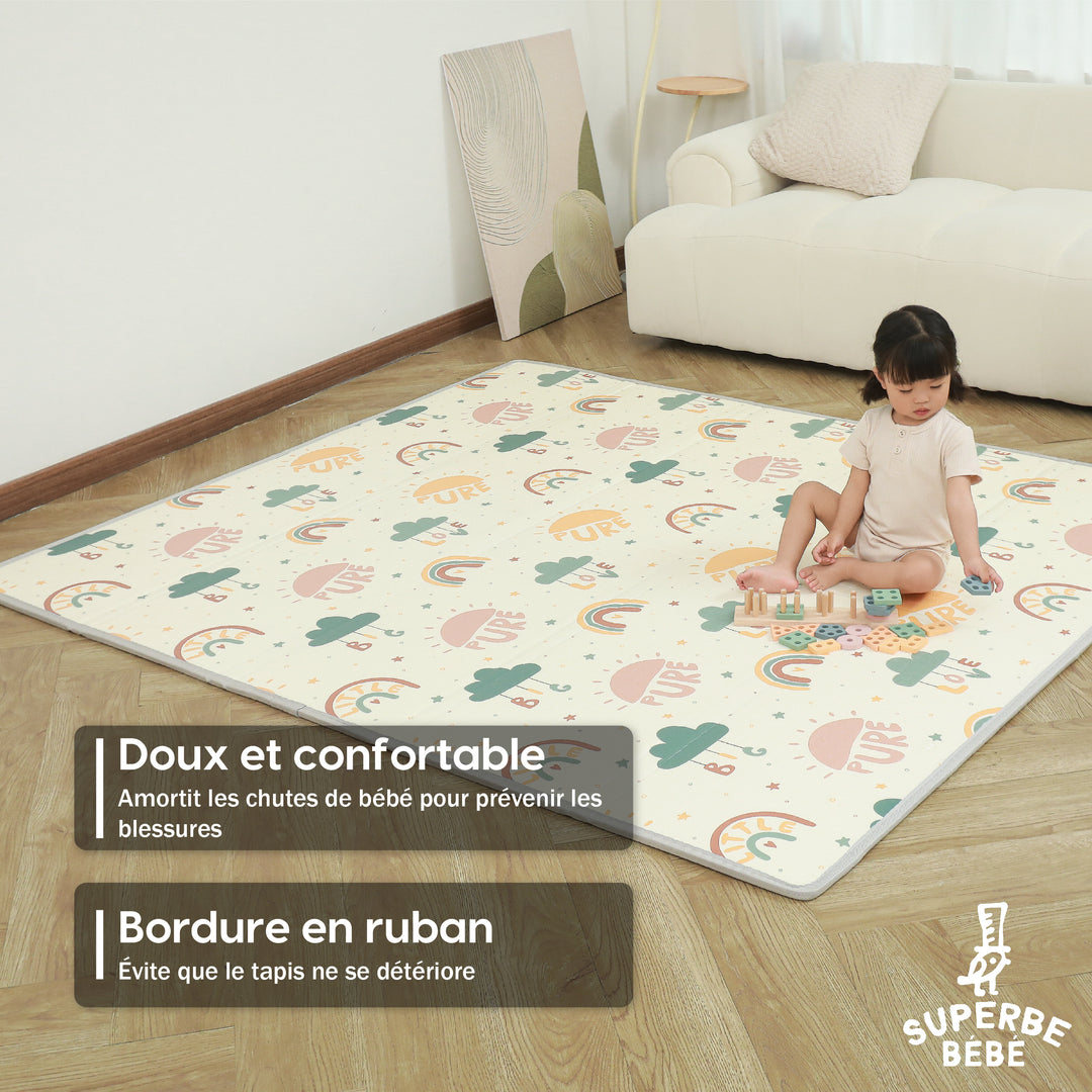 Tapis de Jeu en mousse, épais et pliable - Superbe Bébé#couleur_pure-big-love