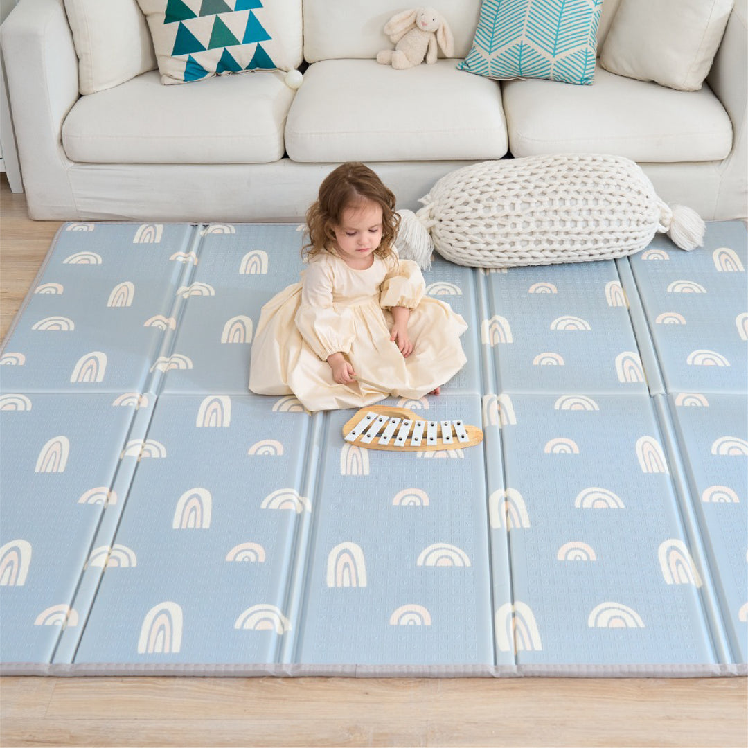 Tapis de Jeu en mousse, épais et pliable - Superbe Bébé#couleur_rainbow-sky