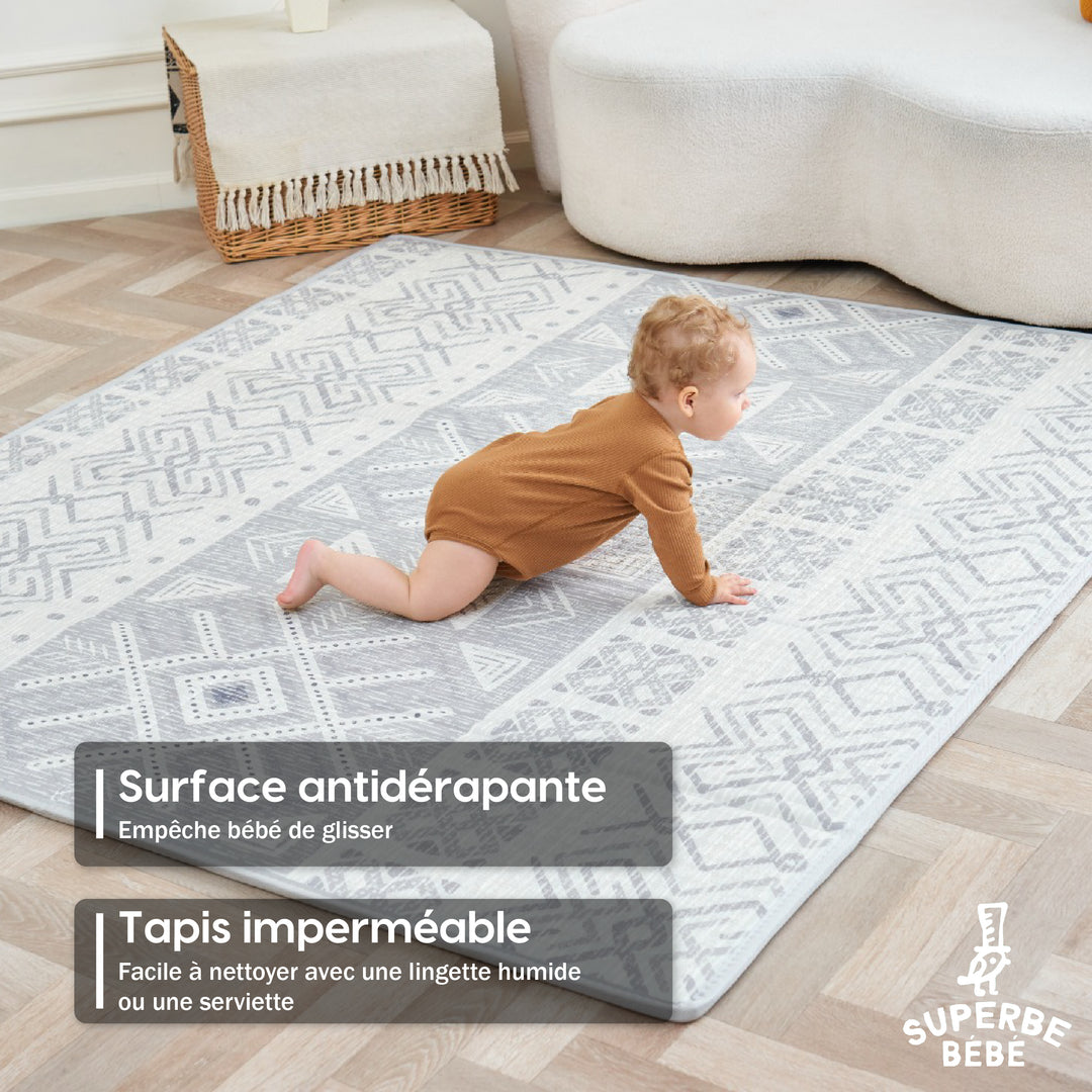 Tapis de Jeu en mousse, épais et pliable - Superbe Bébé#couleur_nordic