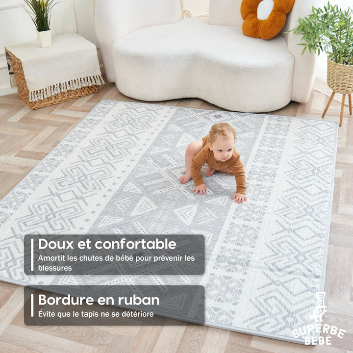 Tapis de Jeu en mousse, épais et pliable - Superbe Bébé#couleur_nordic