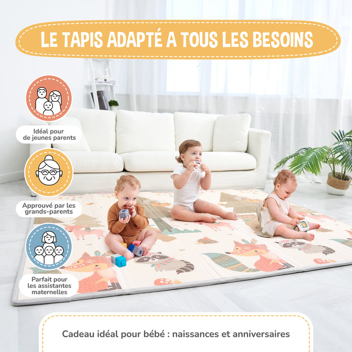 Tapis de Jeu en mousse, épais et pliable - Superbe Bébé#couleur_indians