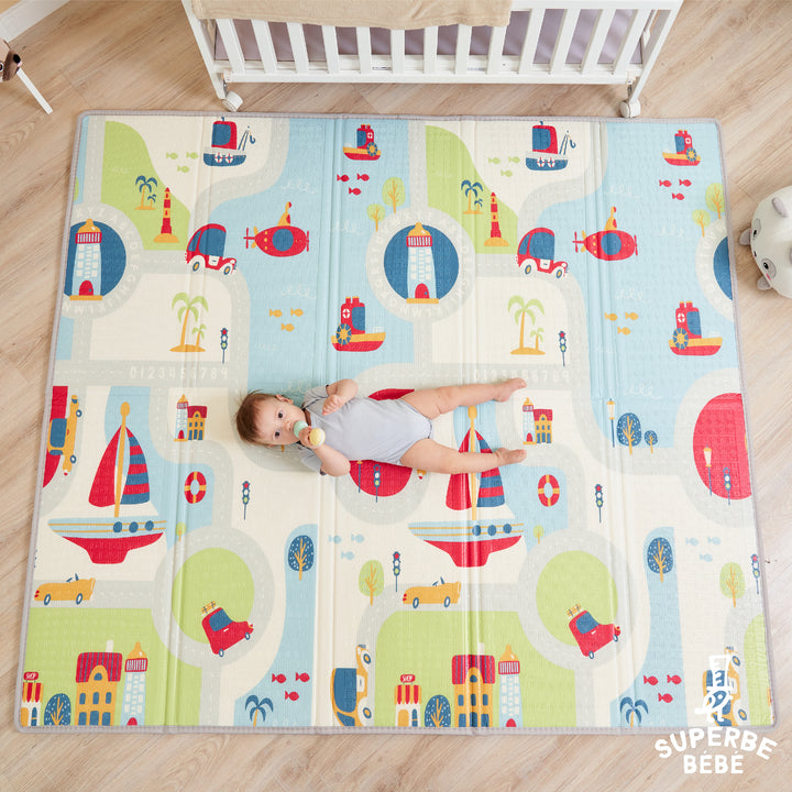 Tapis de Jeu en mousse, épais et pliable - Superbe Bébé#couleur_boat