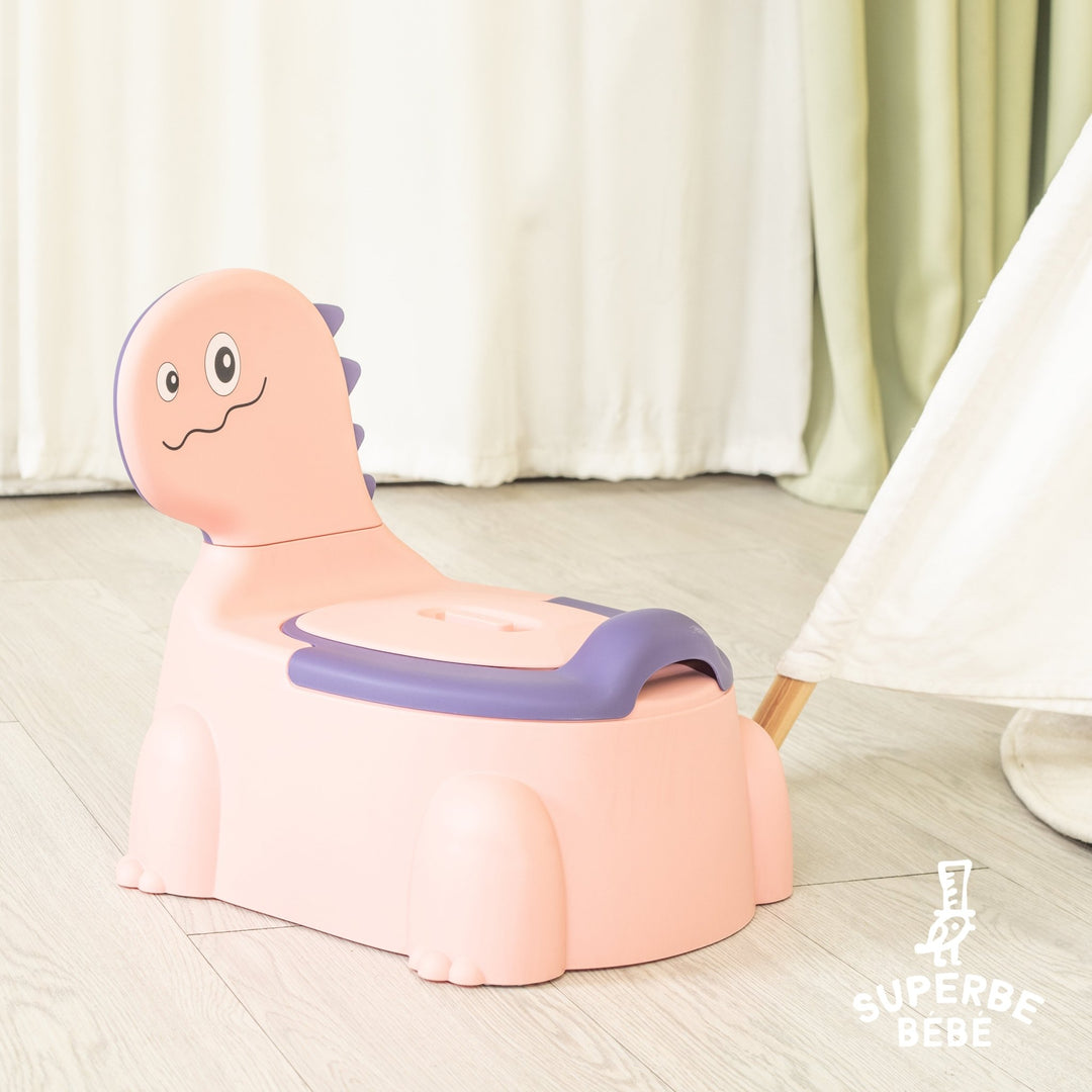 Pot bébé d'apprentissage de la propreté - DINO#couleur_rose